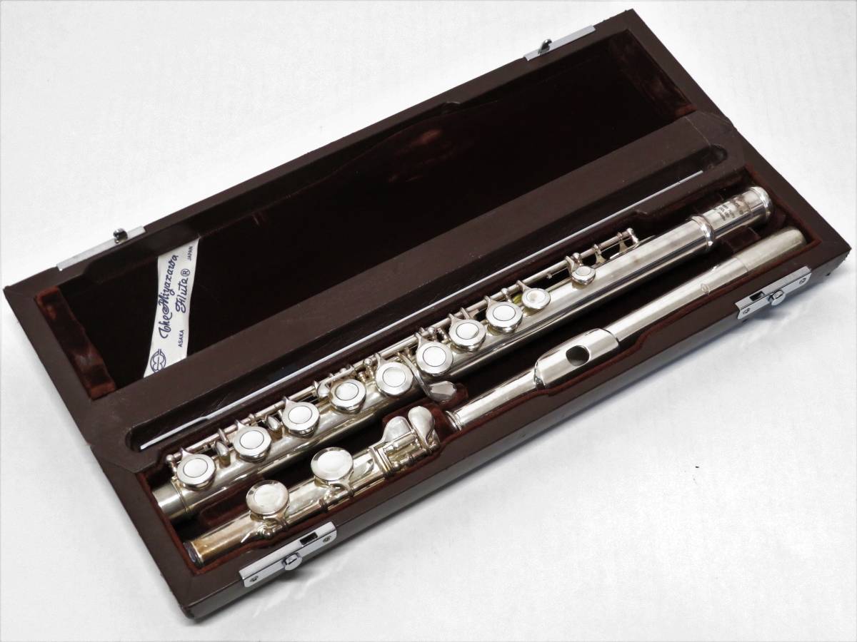 動作未確認/ジャンク扱い】MU-288◇ミヤザワ フルート MS-70S 管楽器