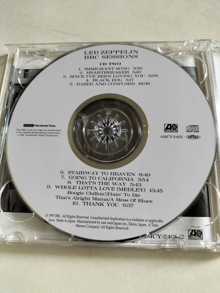 国内盤2枚組　CD レッドツェッペリン　BBC Session　解説付き　Led Zeppelin