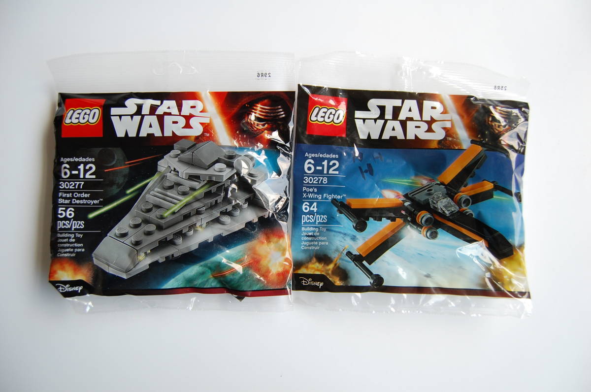  Звездные войны Lego First заказ Star te -тактный ro year Poe. X wing * Fighter 30277 30278 2 позиций комплект за границей ограничение ①