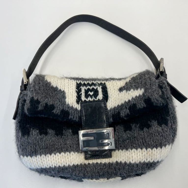FENDI フェンディ マンマバケット ニット ヴィンテージ イタリア製