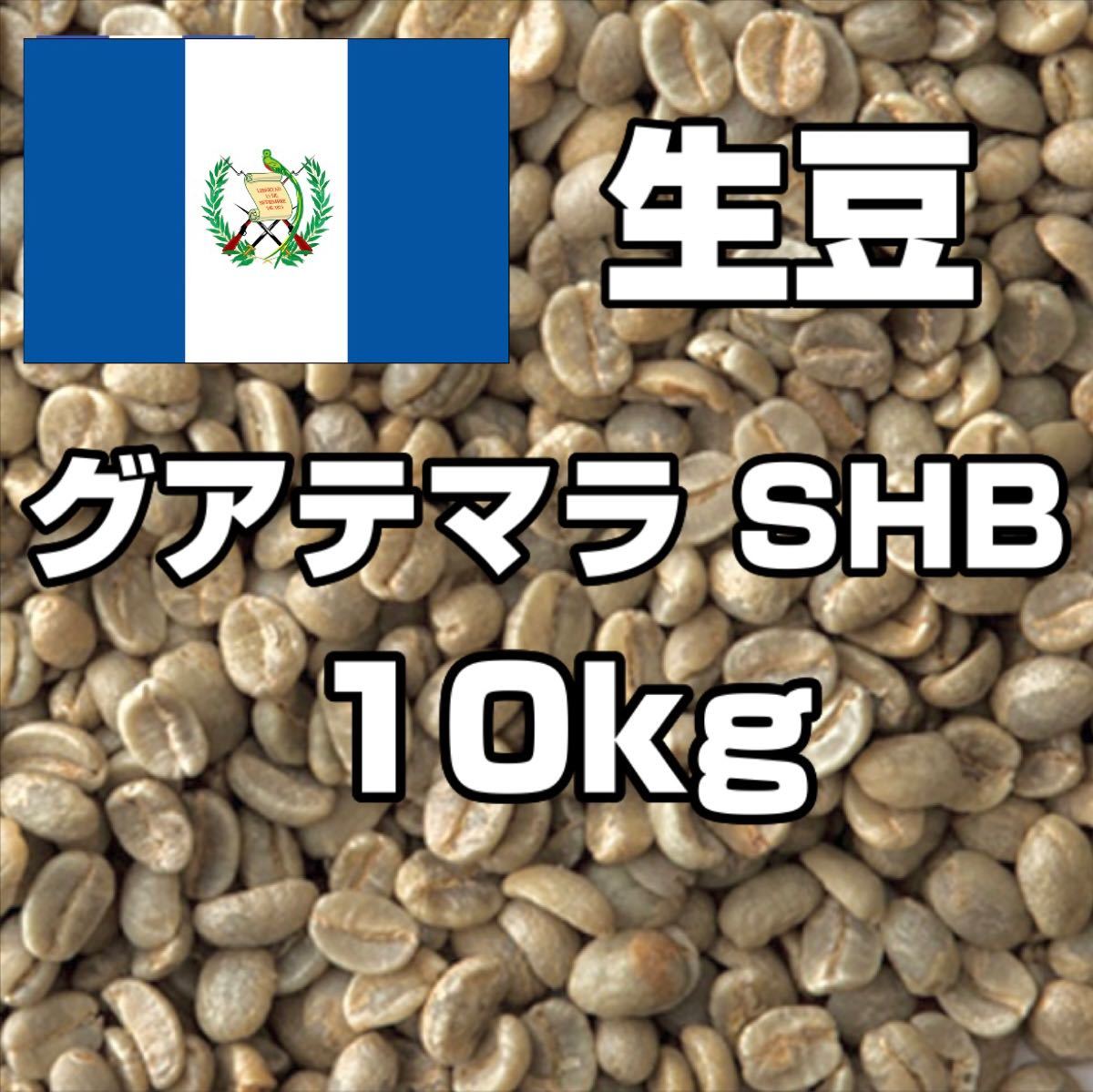 【コーヒー生豆】グアテマラ SHB  10kg ※送料無料