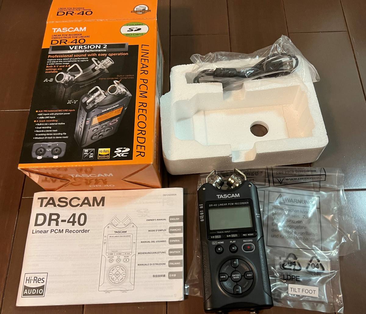 DR-40 VER2-J ハンディレコーダー TASCAM