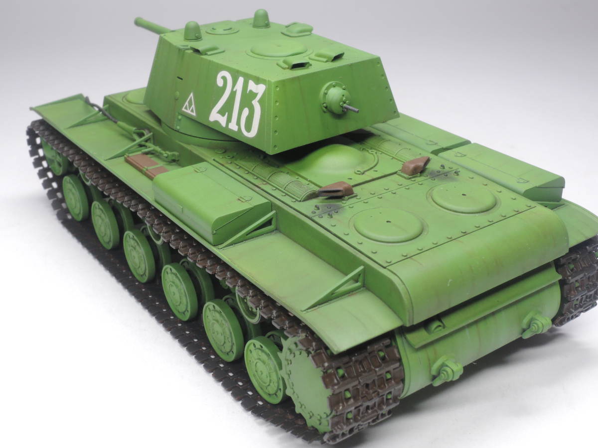 （完成品・模型）１/４８　ソビエト重戦車KV-１_画像3
