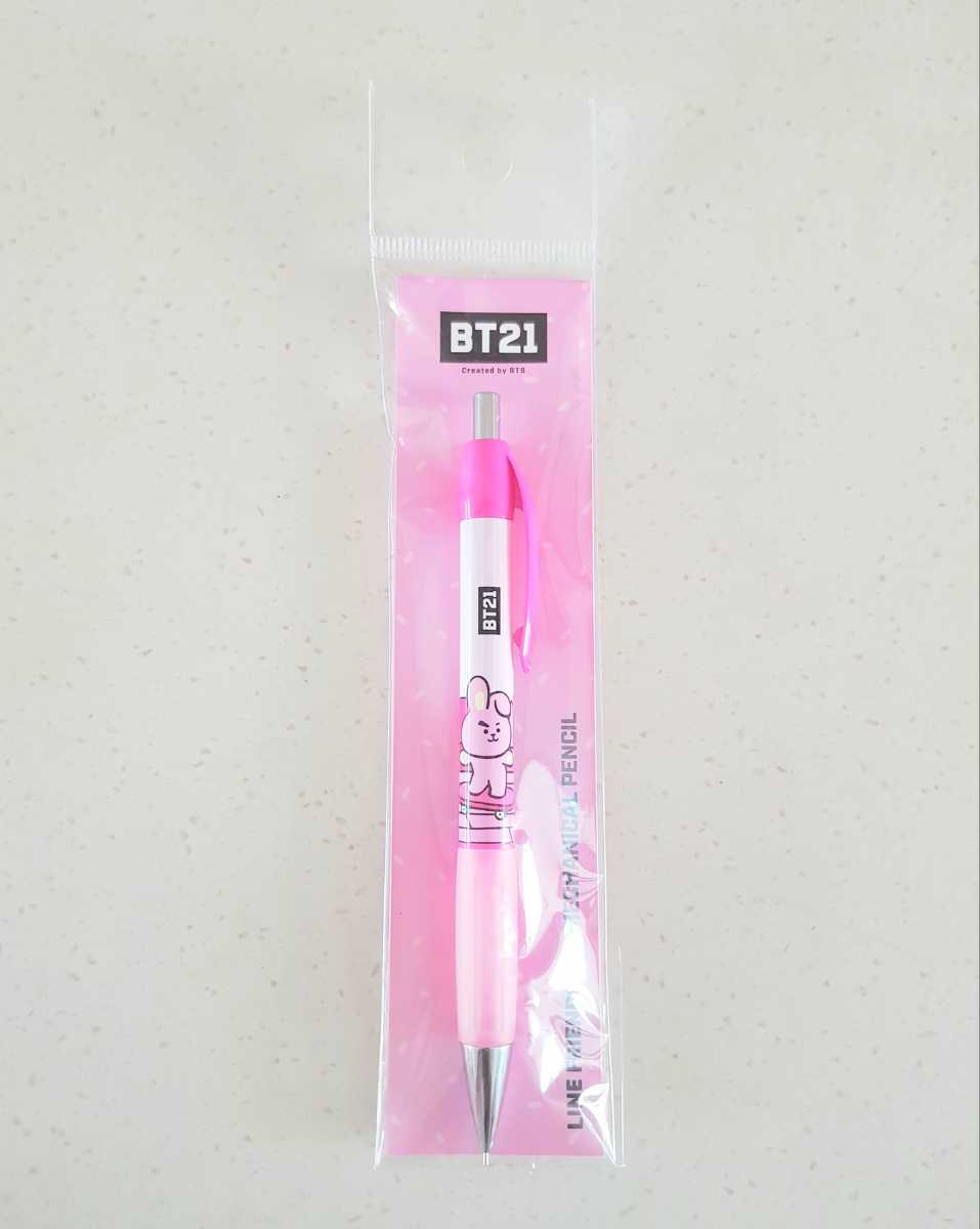 新品★BT21公式 シャープペン COOKY 防弾少年団 クッキー ジョングク グク プレゼント、ソンムル交換にも!! シャーペン BTS 入手困難_画像1