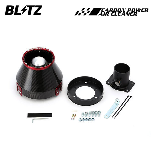 BLITZ ブリッツ カーボンパワーエアクリーナー カローラフィールダー ZZE123G 2000/08～2006/10 2ZZ-GE 35062