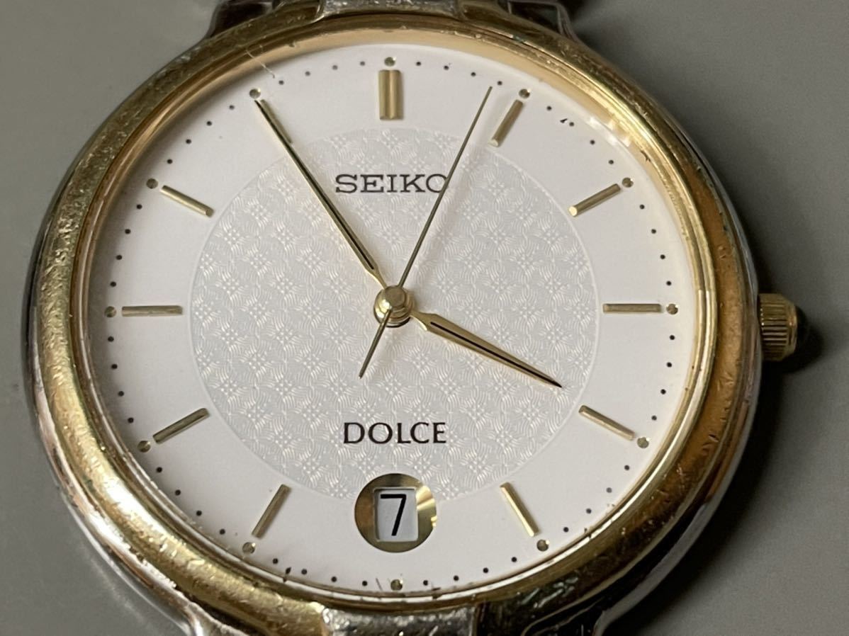 1円〜☆ SEIKO セイコー DOLCE ドルチェ 5E32-6A80 メンズ腕時計