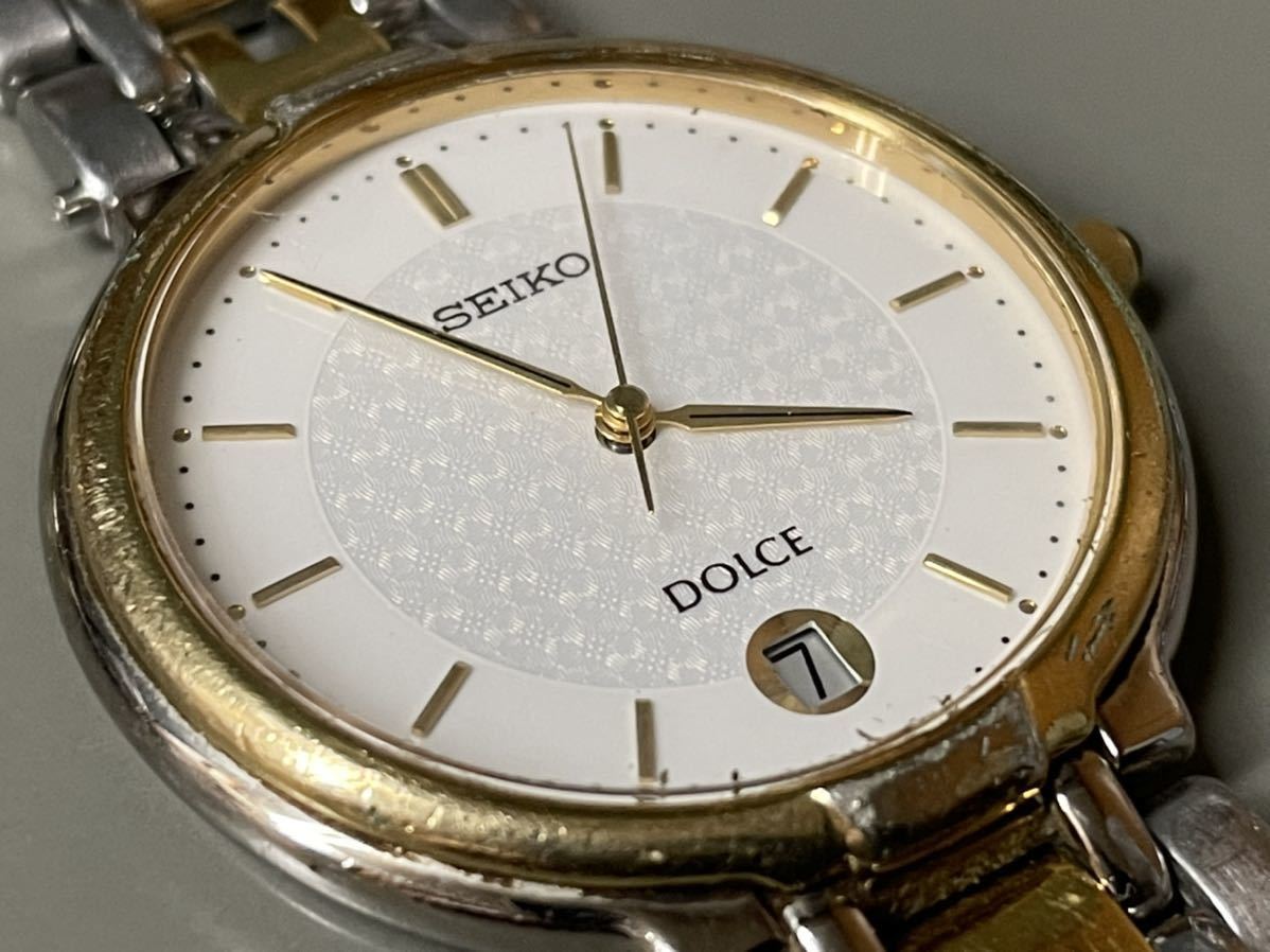 1円〜☆ SEIKO セイコー DOLCE ドルチェ 5E32-6A80 メンズ腕時計