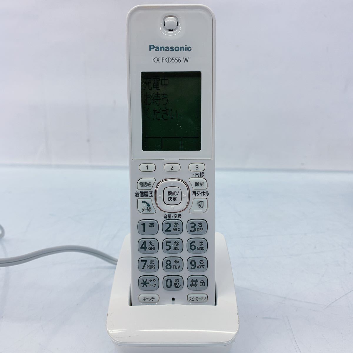 AQ28 Panasonic パナソニック 電話機 ファックス 子機付 KX-PD725-W 親