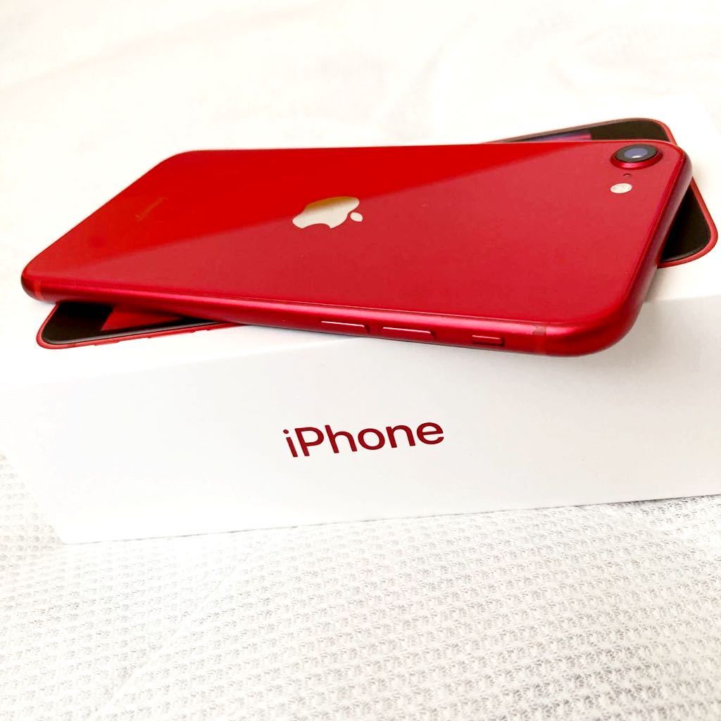 c75)Apple iPhone SE 64GB (PRODUCT)RED MX9U2J/A アイフォーン SE2 第2世代 シムフリー レッド 赤 初期化済み SIMフリー アップル_画像8