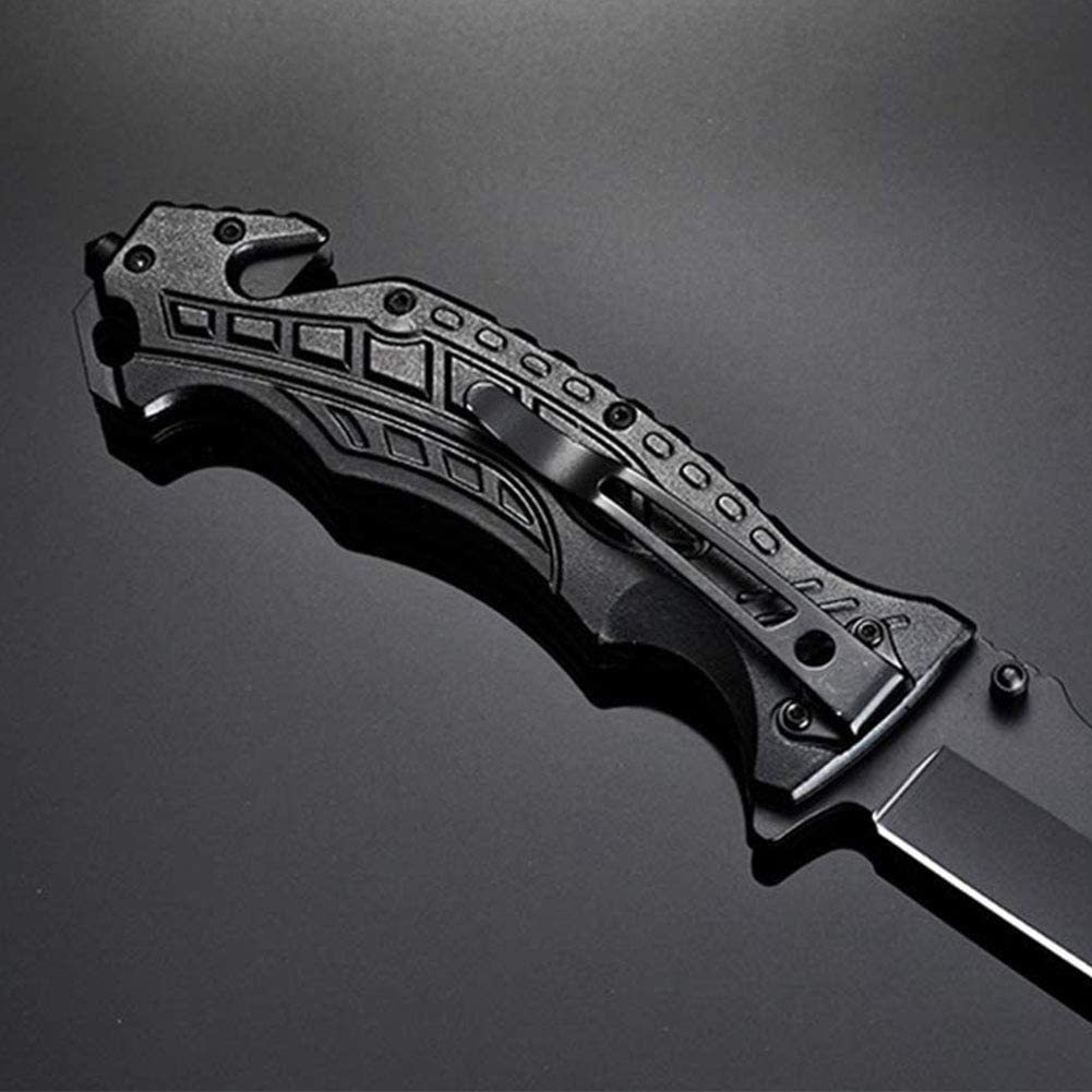 【新品 送料無料】アウトドアナイフ サバイバルナイフ フォールディングナイフ 折りたたみ ナイフ 安全ロック ガラスブレーカー