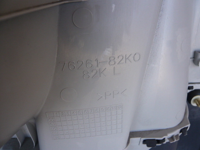 左 クオーター トリム　パレットSW　MK21S　TSターボ　H23 トランクサイド　内張り　76261-82K0　76221-82K0L　ライニング_画像7