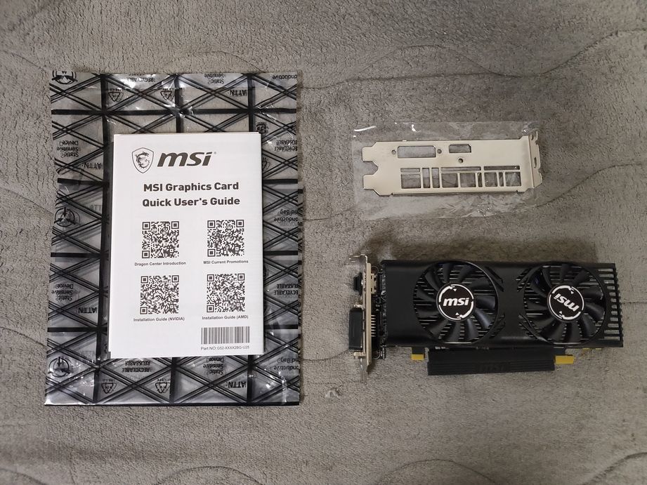 MSI GeForce GTX 1650 4GT LP グラフィックスボード 使用期間1か月