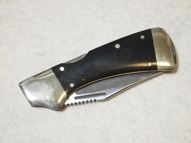 フォールディングナイフ バックロック ポケットナイフ 日本製 ビンテージ 新古品
