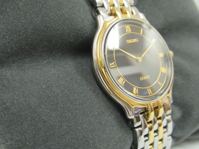 Deskripsi barang SEIKO DOLCE 5E30-6A60 メンズ 腕時計 セイコー
