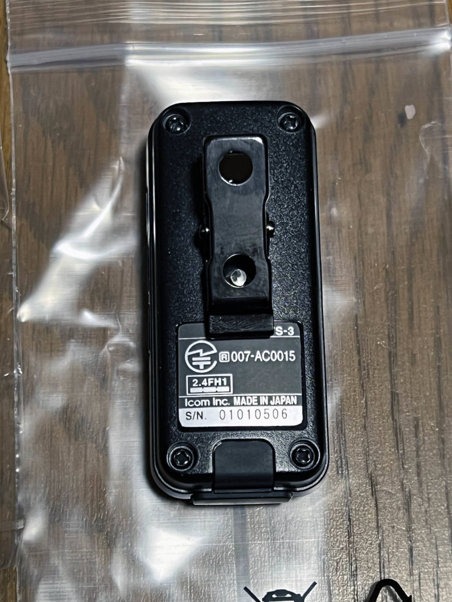 新同 アイコム ICOM VS-3 Bluetooth ヘッドセット IC-705/ID-5100/ID 