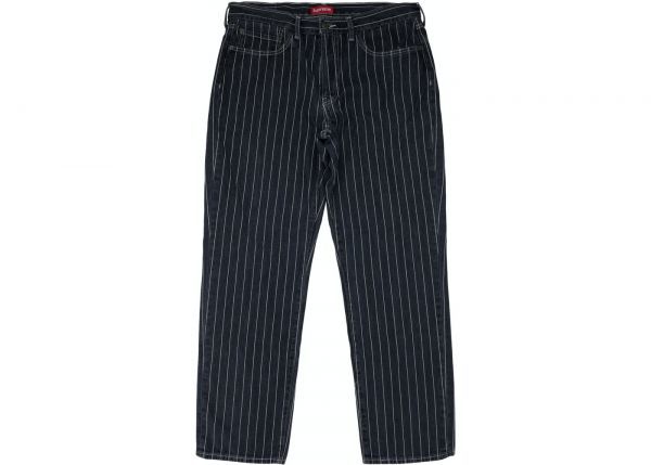 シュプリーム Supreme Levi's Pinstripe 550 Jeans [宅送] ピンストライプジーンズ 32inch 在庫あり 即納 BLACK