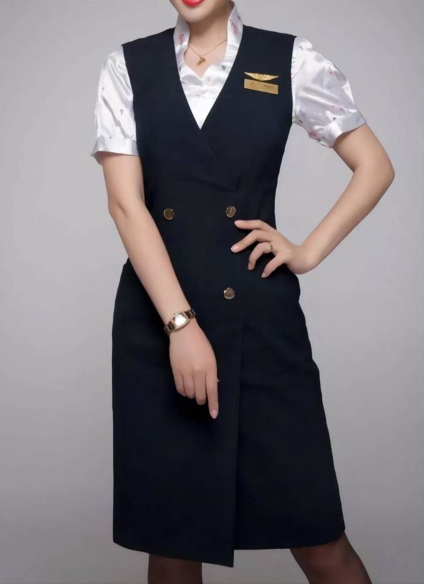 2個以上購入で送料無料 ルフトハンザドイツ航空 CA制服ワンピース 1点