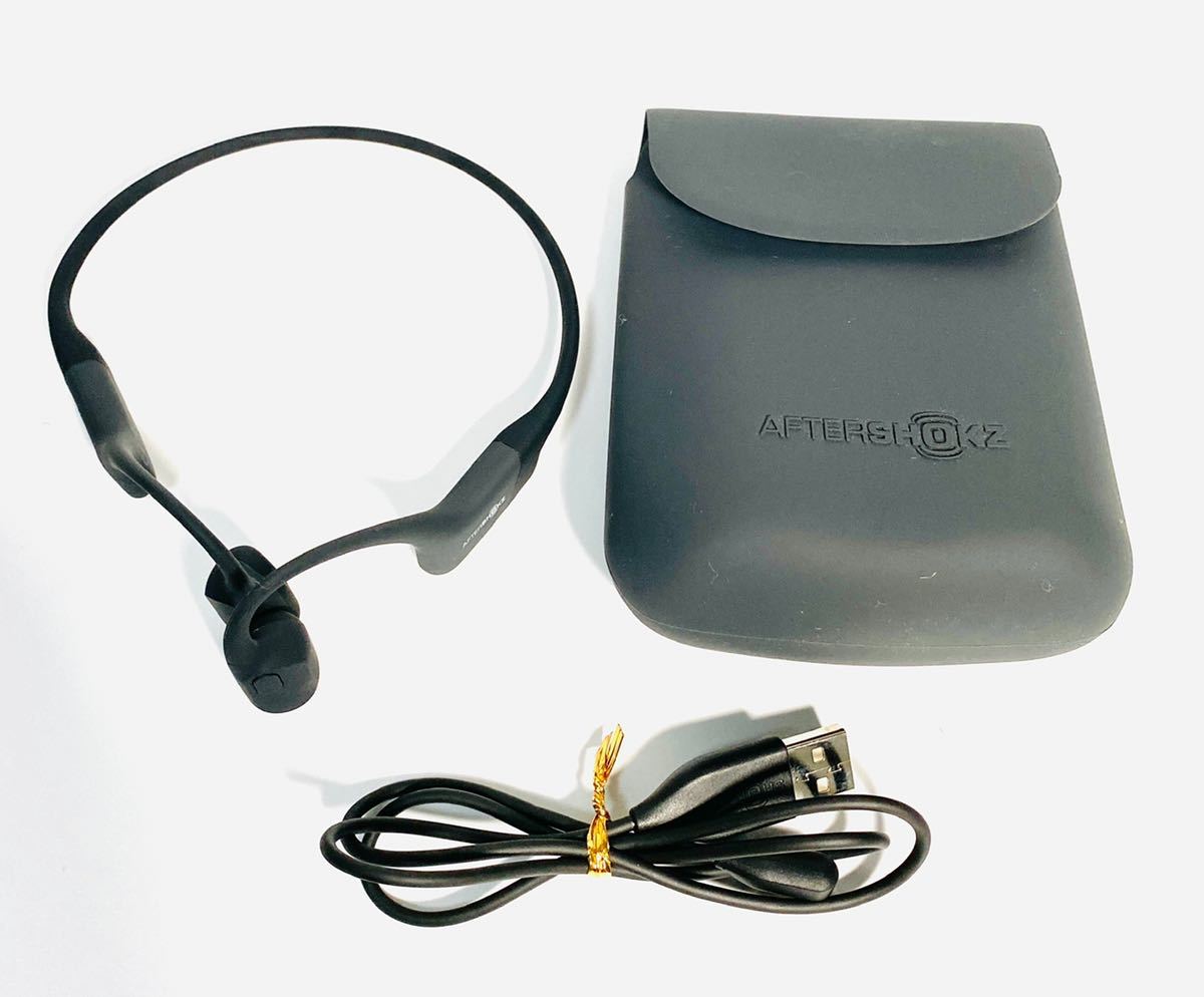 【美品】AFTERSHOKZ AS800 アフターショックス 骨伝導ワイヤレスイヤホン Bluetooth 送料無料