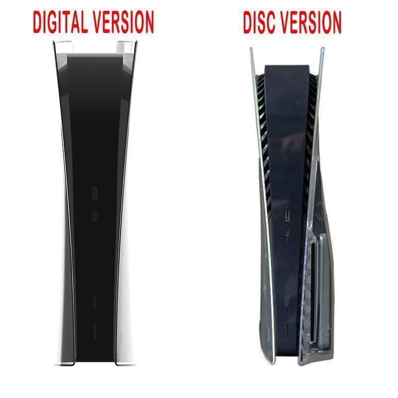 【新品】PlayStation5 PS5 交換カバー　カスタム クリアブラック 黒　通常モデル ディスクエディション_画像3