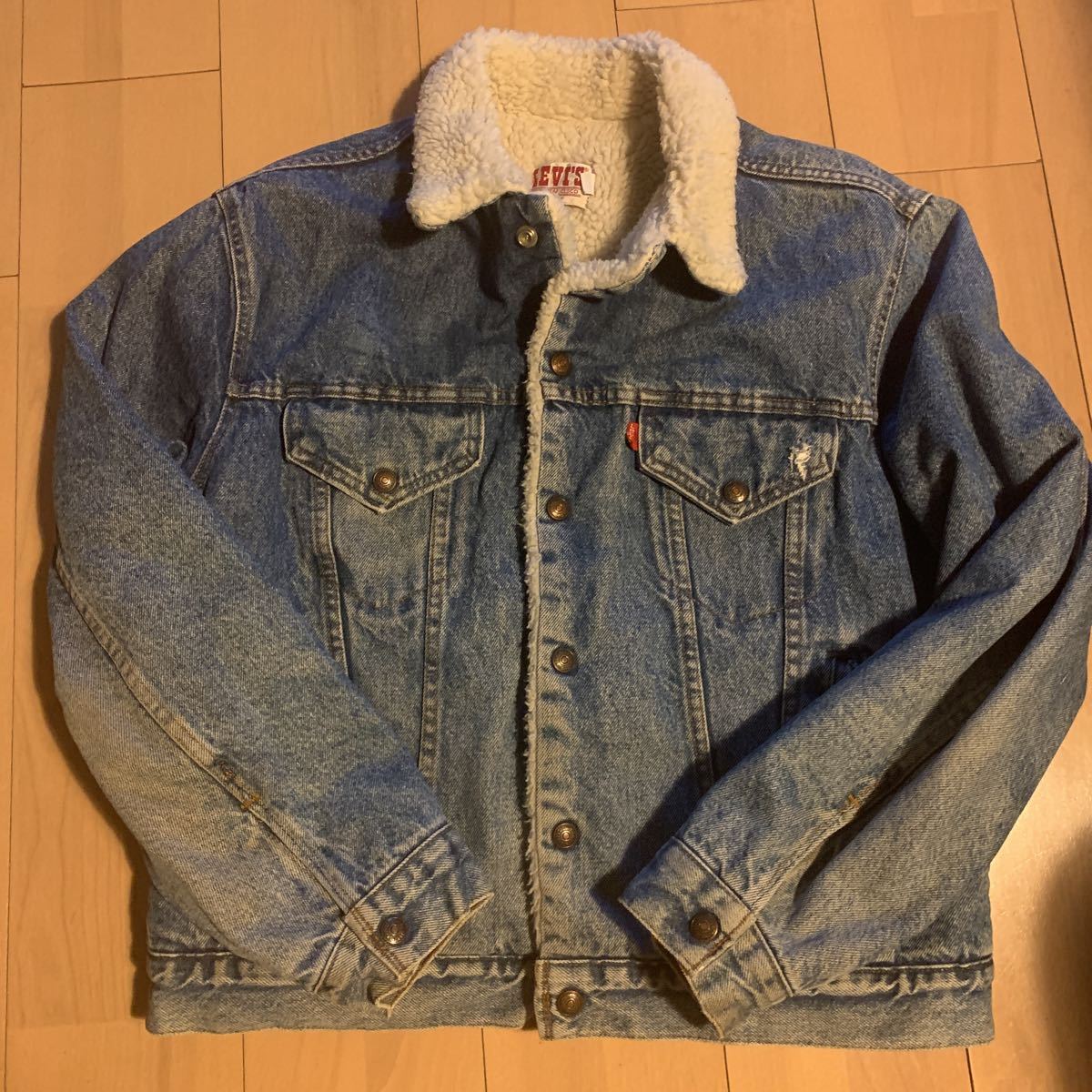 かわいい新作 ボアジャケット デニム 80's【Levi's】リーバイス USA製