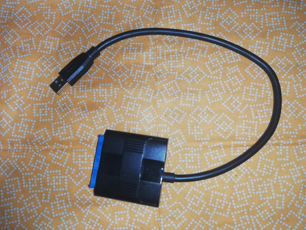 SATA USB変換ケーブル USB3.0 2.5/3.5インチ HDD,SSD対応  ジャンク