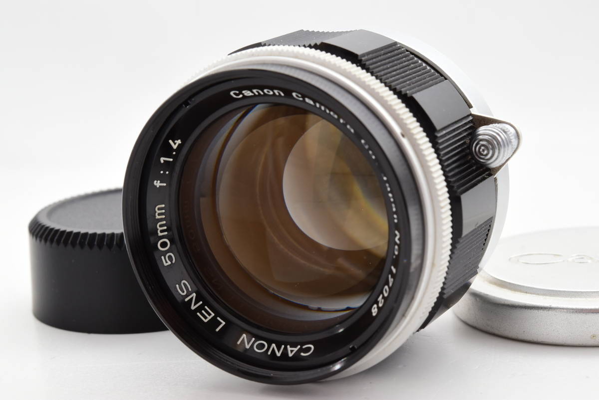 良品】Canon 50mm F1.4 MF L39 Mount Lens Screw Hood LTM Leica