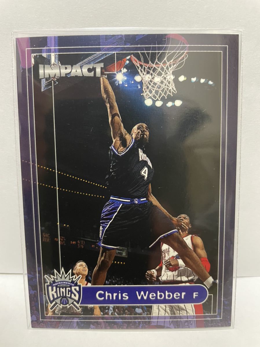 NBAカード　クリス・ウェバー　CHRIS WEBBER FLEER SKYBOX IMPACT’99-‘00【キングス時代】_画像1