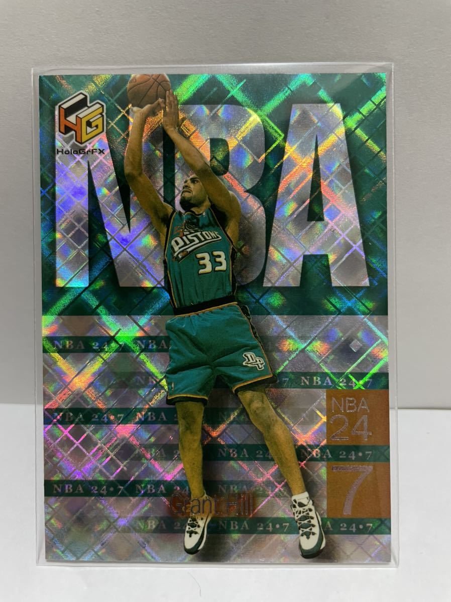 NBAカード　グラント・ヒル　GRANT HILL HoloGrFX UPPER DECK 1999 【ピストンズ時代】【NBA 24 7 / N9 】_画像1