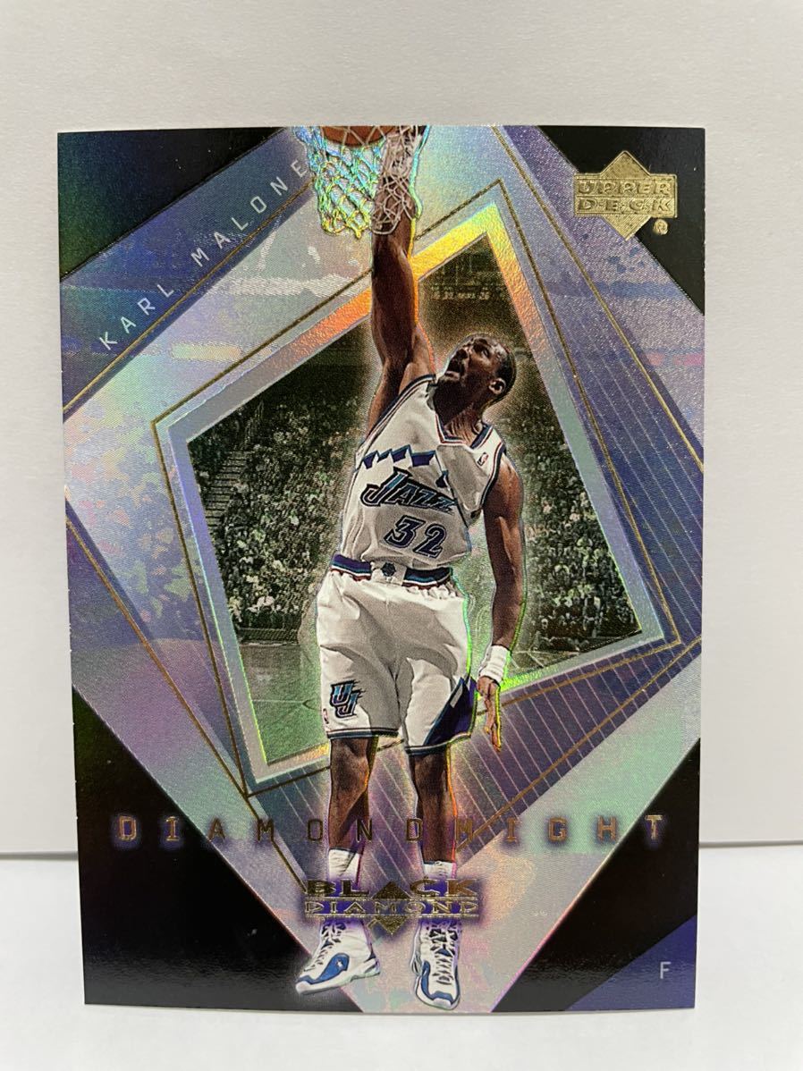 NBAカード　カール・マローン　KARL MALONE BLACK DIAMOND DIAMOND MIGHT UPPER DECK 【ジャズ時代】【DM11】