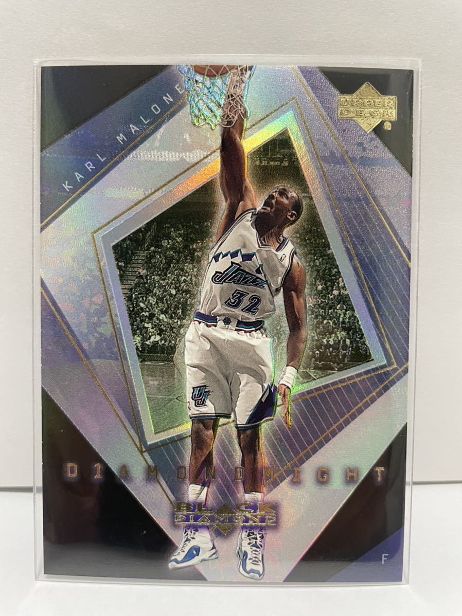 NBAカード　カール・マローン　KARL MALONE BLACK DIAMOND DIAMOND MIGHT UPPER DECK 【ジャズ時代】【DM11】