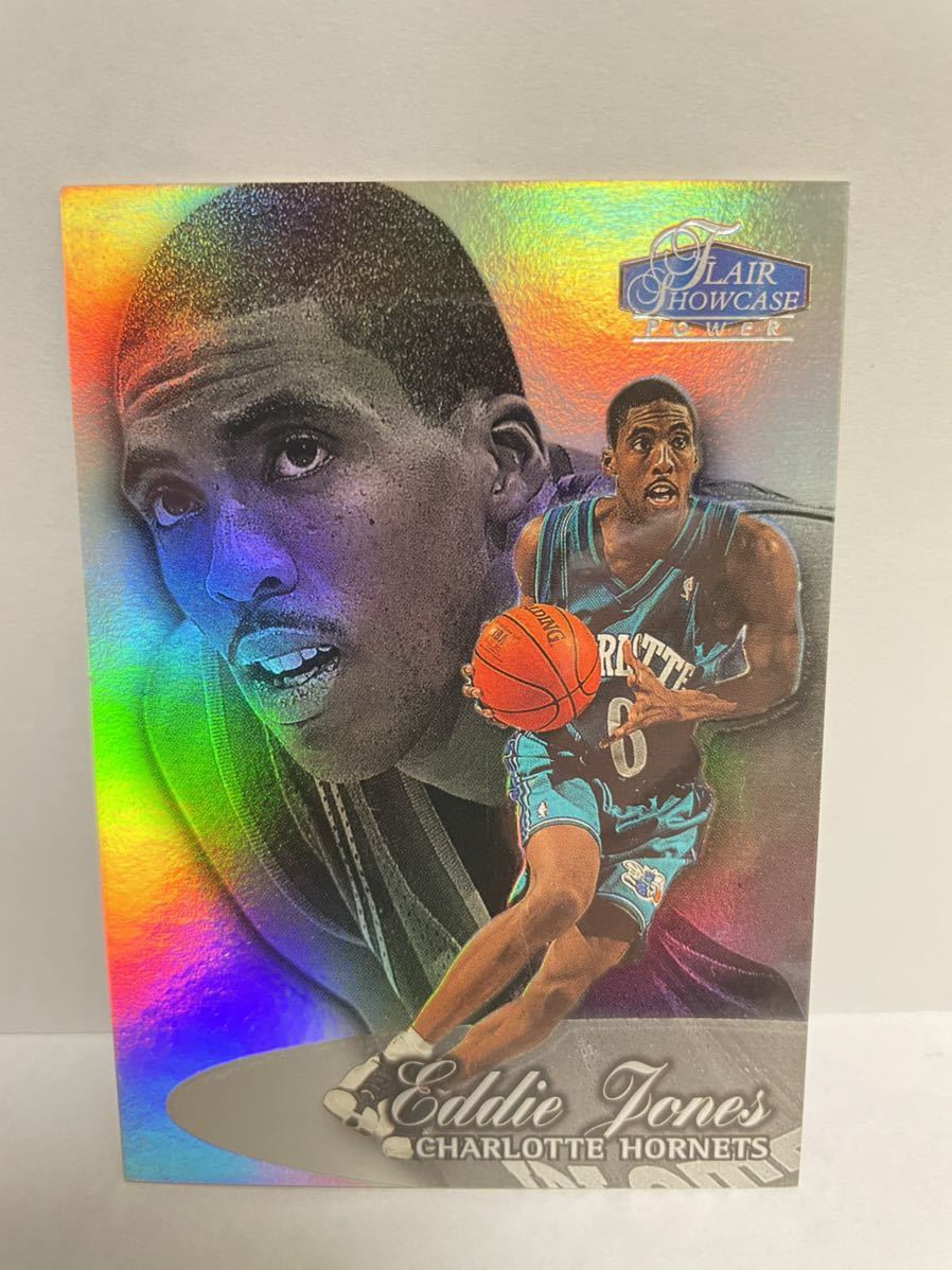 NBAカード　エディー・ジョーンズ　EDDIE JONES FLAIR SHOWCASE POWER FLEER’98-‘99 SHOWDOWN 【ホーネッツ時代】