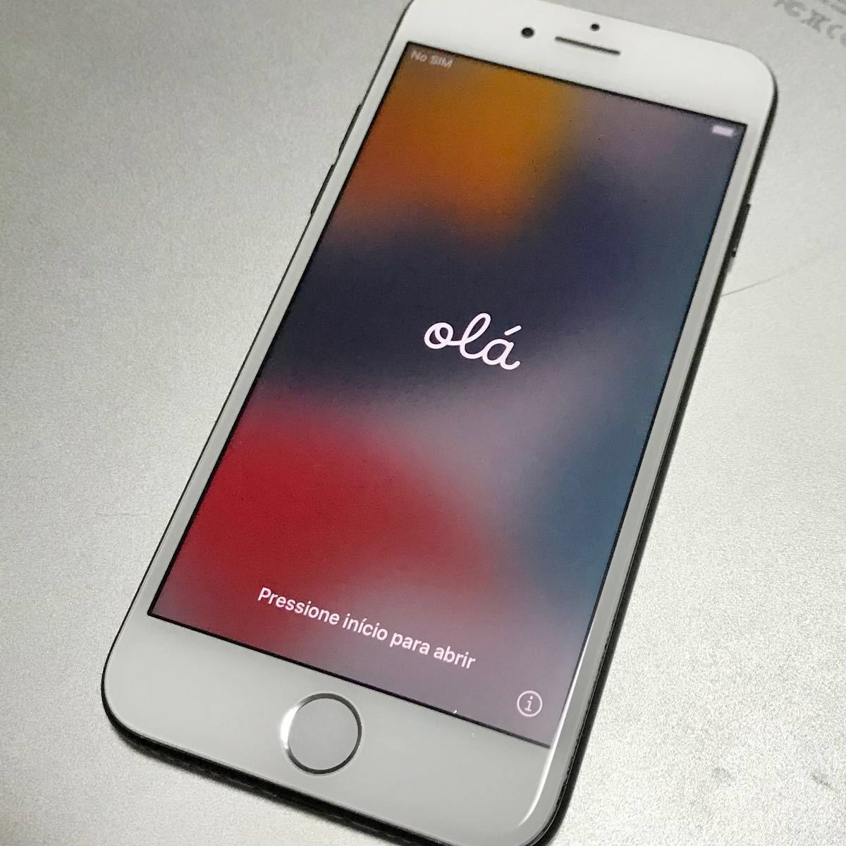 Apple iPhone7 128GB ブラック× ホワイト SIMロック解除済 アク