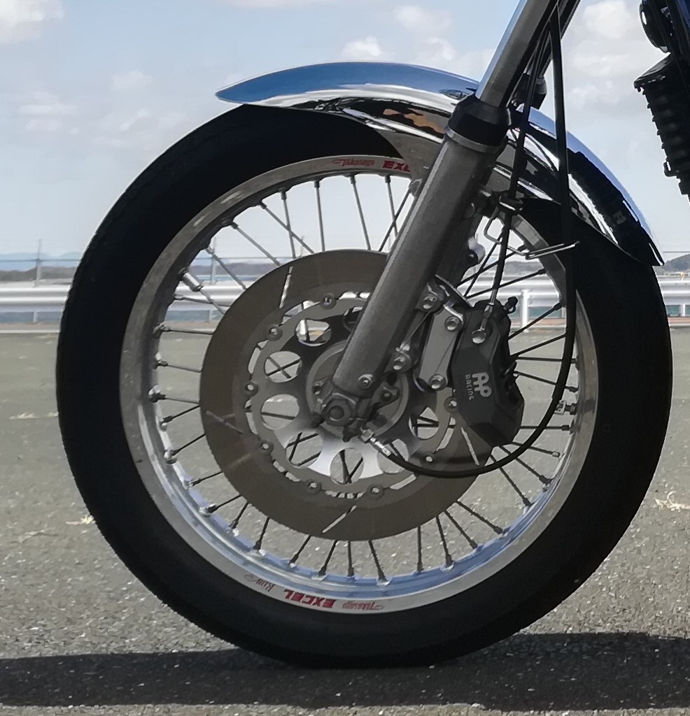 PMC ナローフェンダー メッキ Z1 Z2 Z750D1 Z900 Z1000 Z650 KZ900