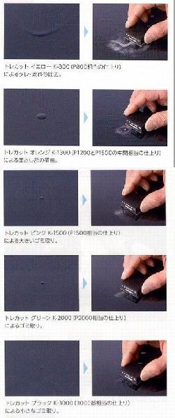 トレカットブラック 7142 ブロック サイズ70×114mm　8面カット_画像3