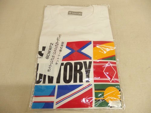 0420432a【メ便】サントリー ジンフィズ・ジントニック Jリーグ Tシャツ】長期保管品/ノベルティ/SUNTORY COCKTAIL/サイズ表記なしの画像1