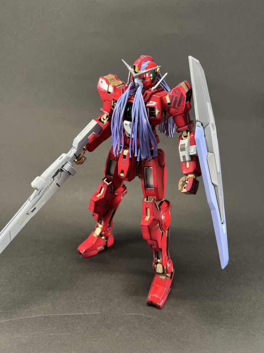 1/100 MG ガンダム ヴァーチェ 完成品 全塗装 スジボリ item details