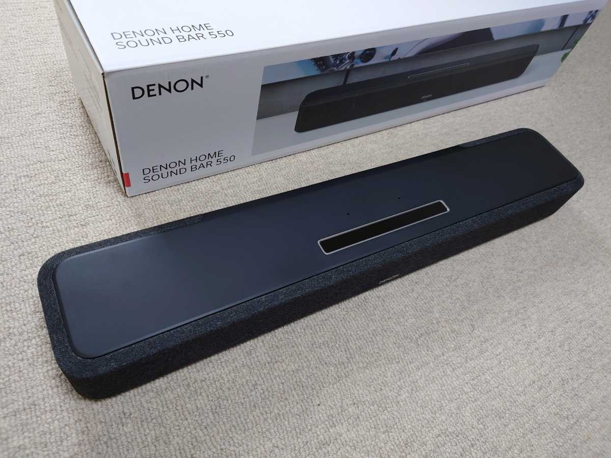 デノン DENON SOUND BAR 550 3Dサラウンド対応のコンパクトサウンド