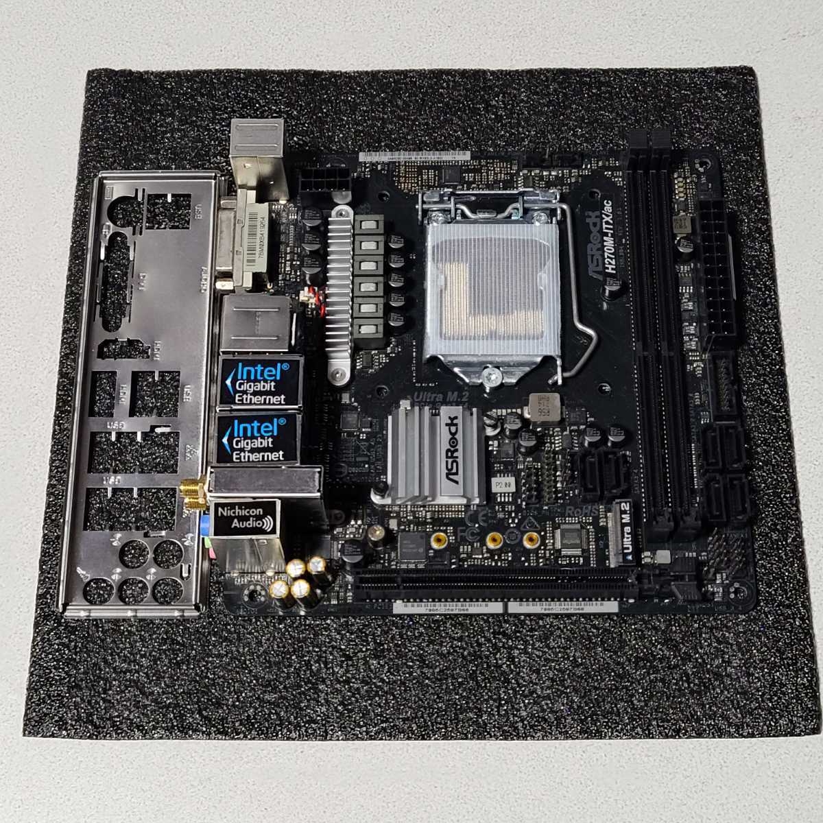 2022年最新入荷 Mini-ITXマザーボード LGA1151 IOパネル付属 H310M-ITX/ac ASRock 第8・9世代CPU対応  PCパーツ 動作確認済 最新Bios - PCパーツ - www.mayautos.com