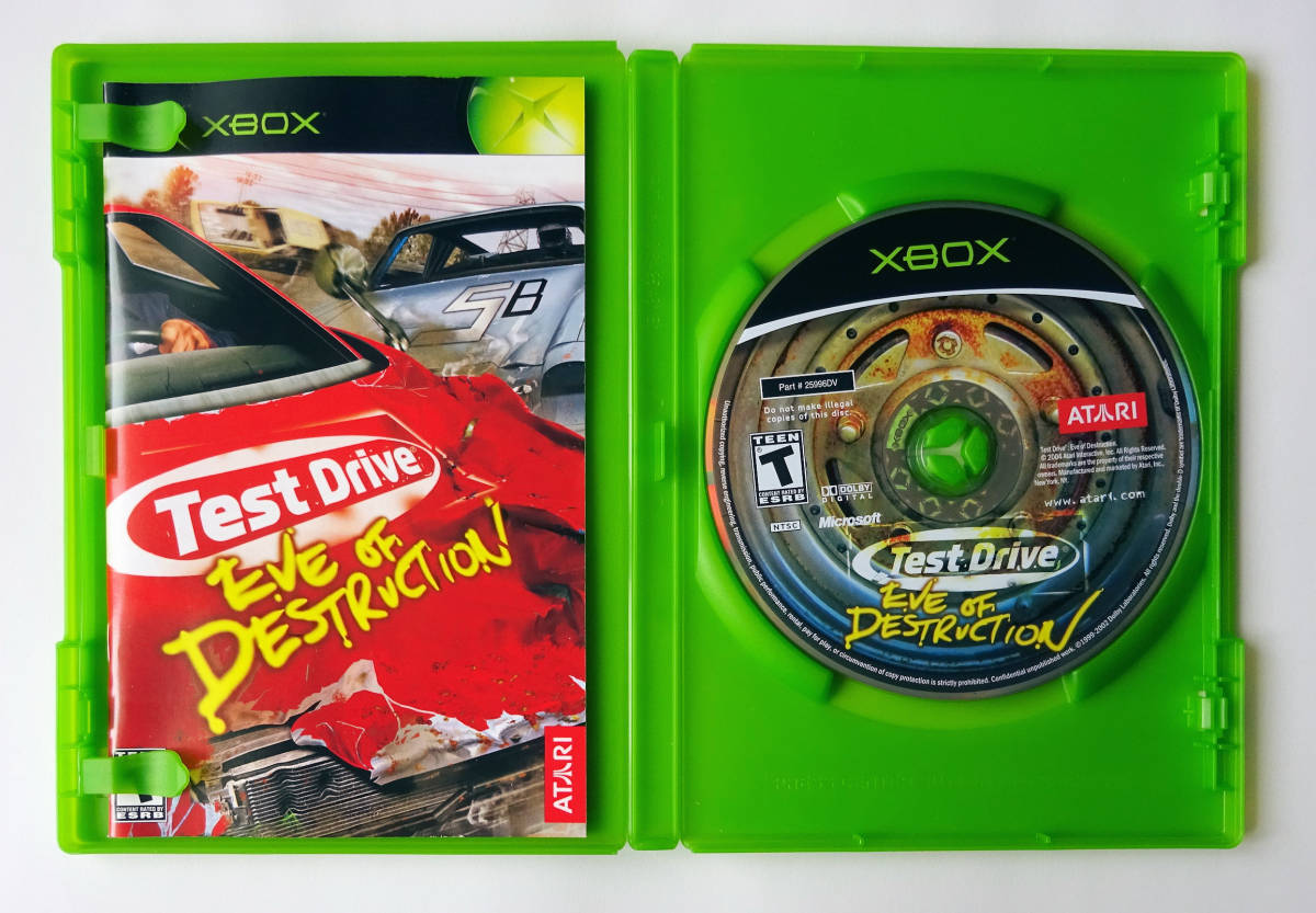  test drive *i-b*ob*tes traction TEST DRIVE EVE OF DESTRUCTION North America version * XBOX / XBOX 360 soft 