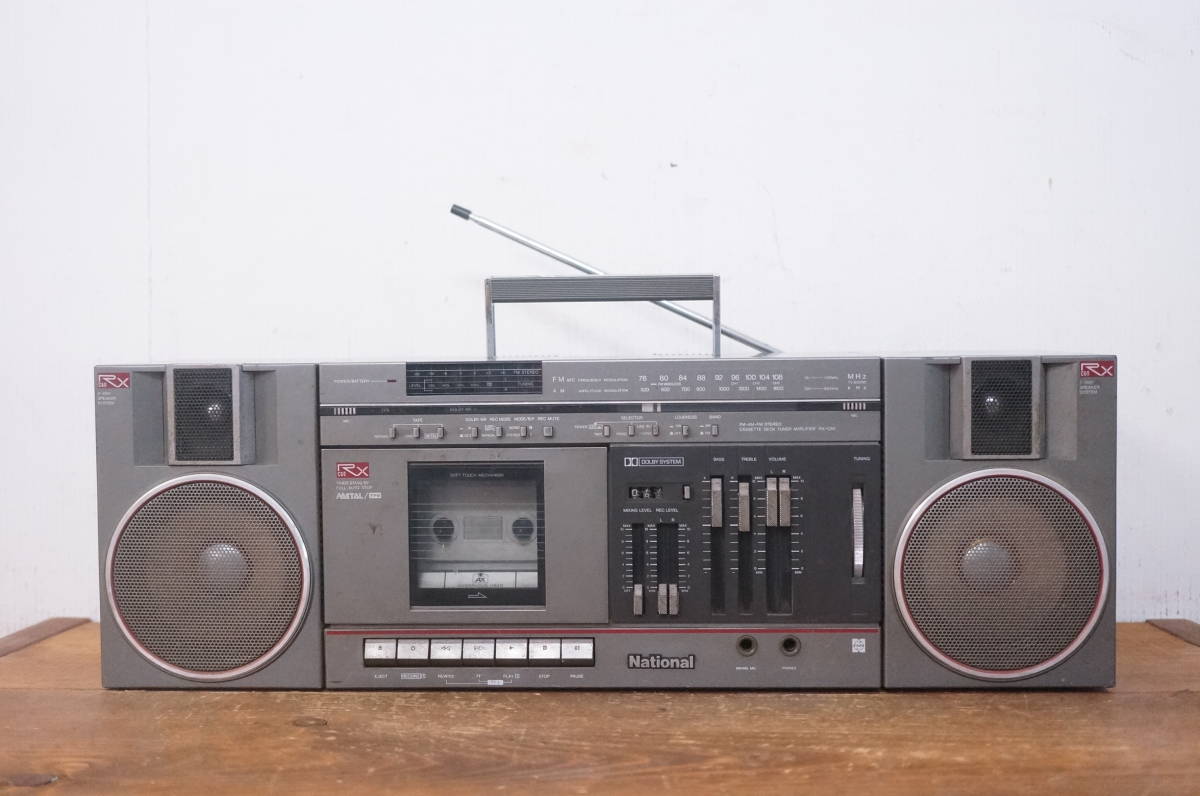 National ナショナル RX-C60 ラジカセ ラジオ FM/AM カセット 