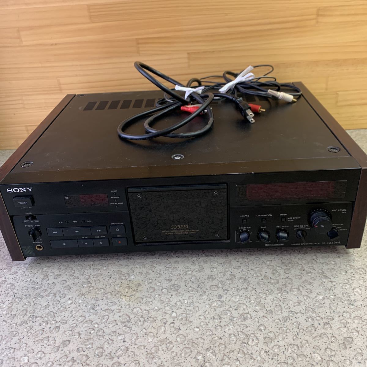 ソニー SONY カセットデッキ TC-K333ESL TAPECORDER 通電確認済み