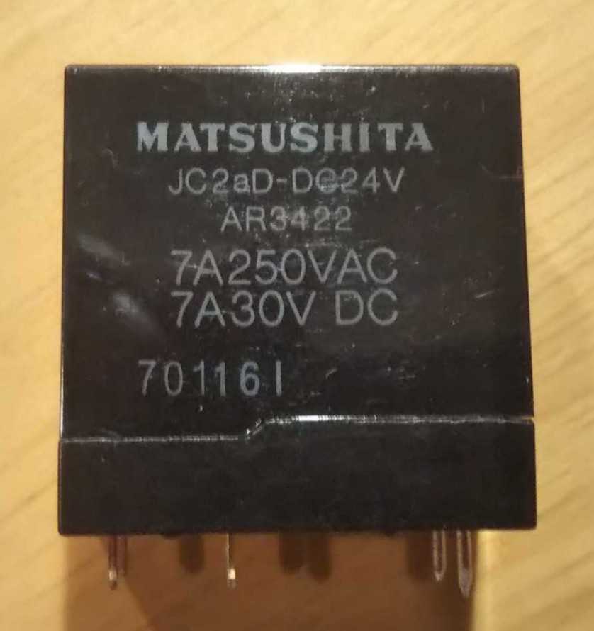 MATSUSHITA リレー JC2aD-DC24V AR3422 2個セット 管Z 商品细节 MATSUSHITA リレー JC2aD-DC24V AR3422 2個セット 管Z 商品细节