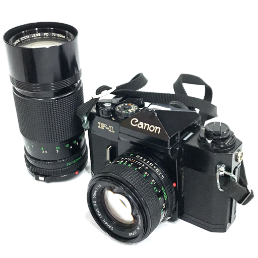 CANON F-1 FD 50mm 1:1.4 70-150mm 1:4.5 一眼レフ フィルムカメラ 