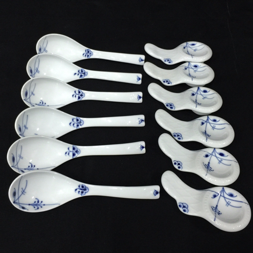 1円 美品 ロイヤルコペンハーゲン ブルーパルメッテ レンゲ