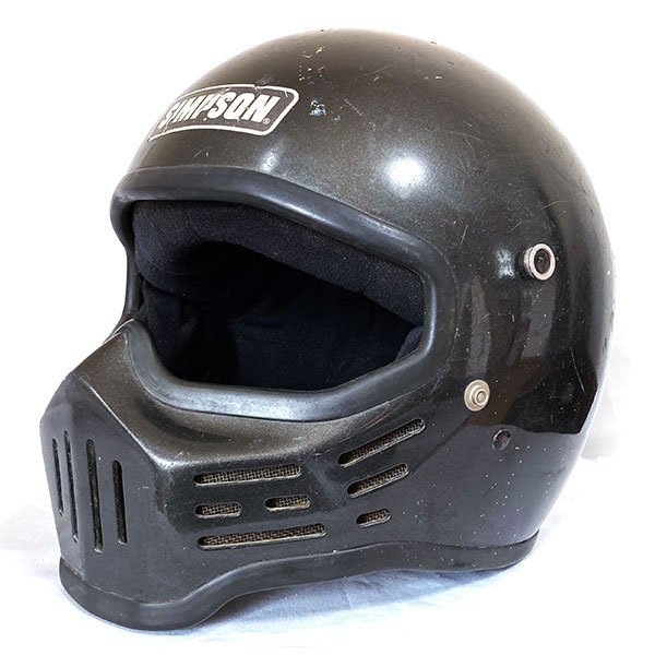 シンプソン Ｍ３０ フルフェイス ヘルメット S～Mサイズ相当 リペアベース SIMPSON M30 Full Face Helmet SNELL '75