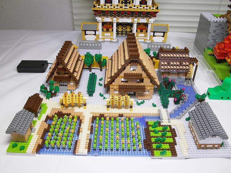 nanoblock ナノブロック 日本の世界遺産 清水寺/東照宮陽明門/白川郷