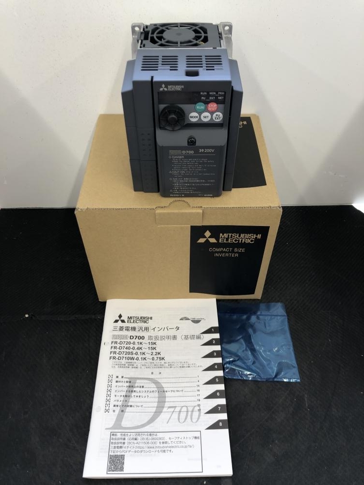 三菱電機 インバーター FR-D720-0.1k 2個セット 新品未開封 rsuganesha.com