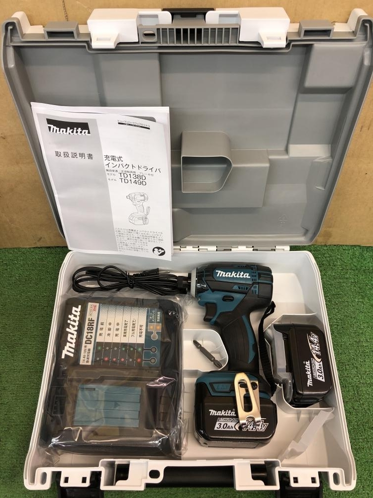 001♪未使用品♪マキタ makita 14.4V充電式インパクトドライバ