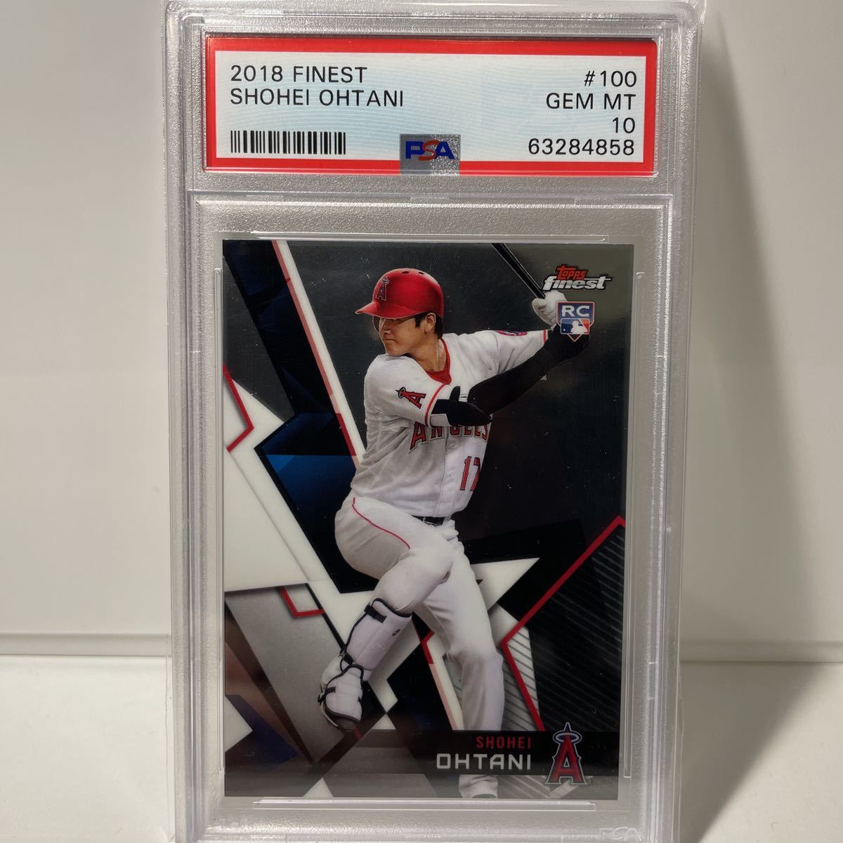 PSA 10 】 大谷翔平 Shohei Ohtani RC 2018 MLB Topps Finest 【検索用
