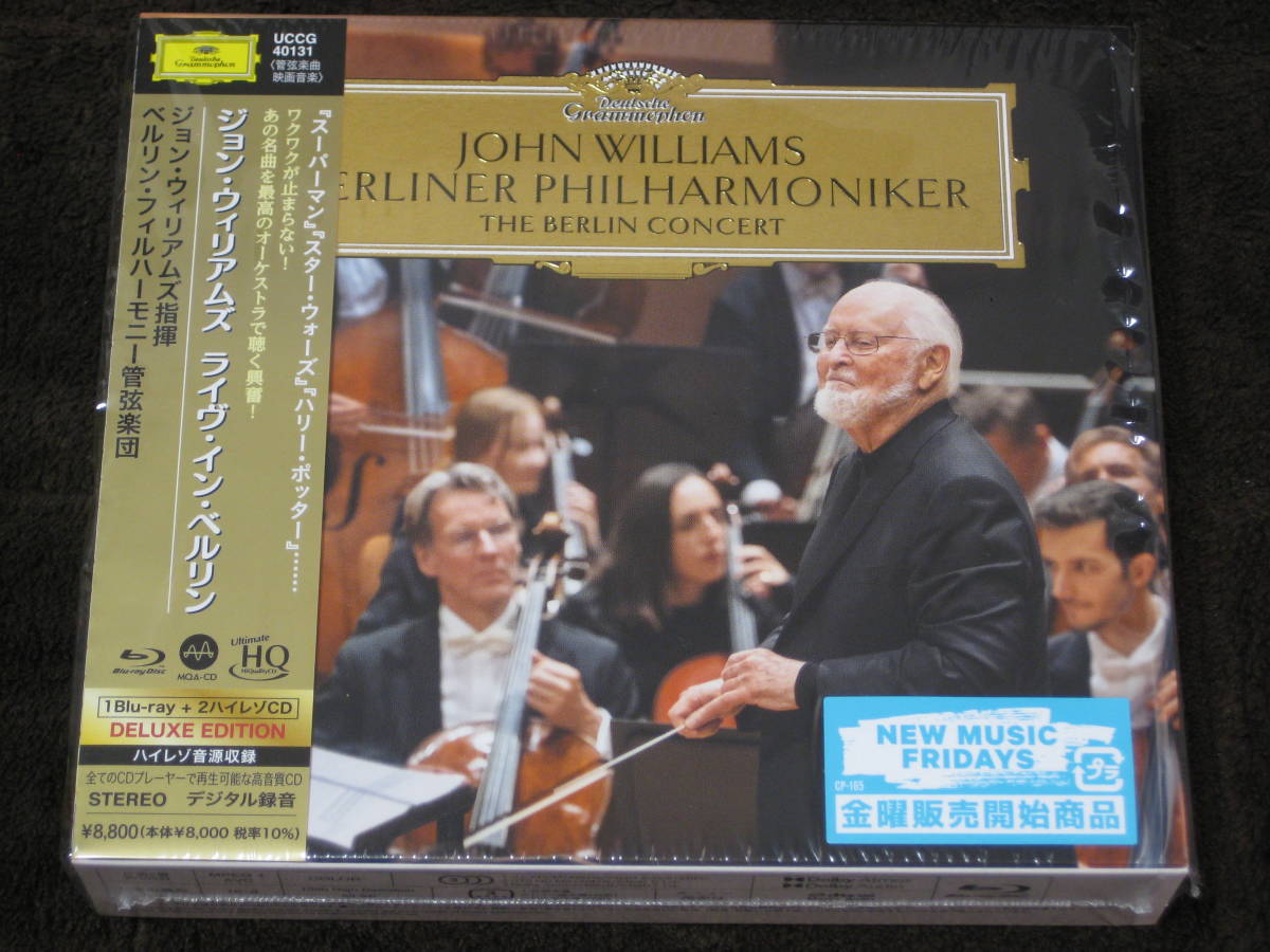 JOHN WILLIAMS John * Williams & Berlin * Phil / жить * in * Berlin + привилегия открытка 22 год продажа 2MQA-CD + Blu-ray внутренний obi иметь 